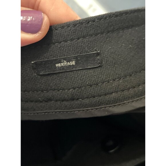 Talbots Heritage  Wool Blemd Black Wide-Leg  Pants 10P Office Career Business - Picture 10 of 11